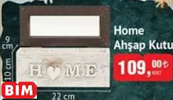 HOME AHŞAP KUTU